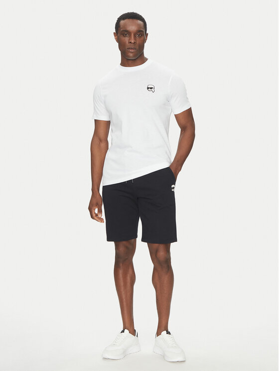 KARL LAGERFELD KARL LAGERFELD T-krekls 755710 500224 Balts Regular Fit