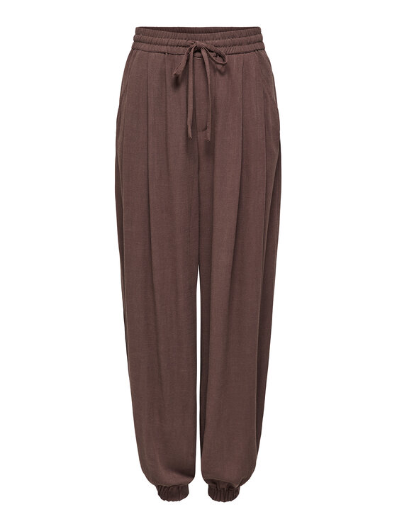 ONLY ONLY Штани з тканини Siesta 15373197 Коричневий Regular Fit