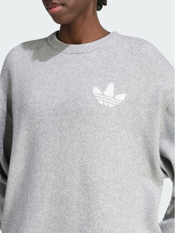 adidas adidas Bluza 169342 Szary jasny Loose Fit