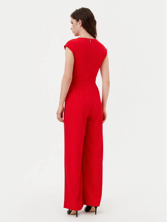 Calvin Klein Calvin Klein Kombinezon K20K208177 Czerwony Wide Leg
