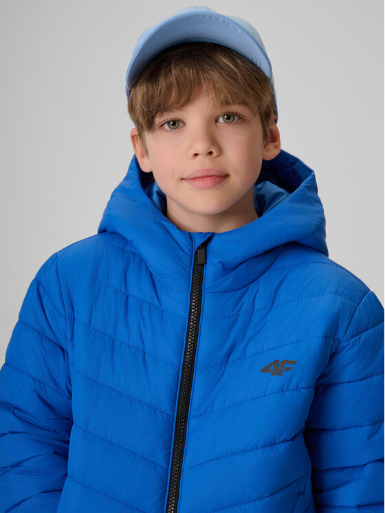 4F 4F Kurtka puchowa OUTERWEAR Niebieski Regular Fit