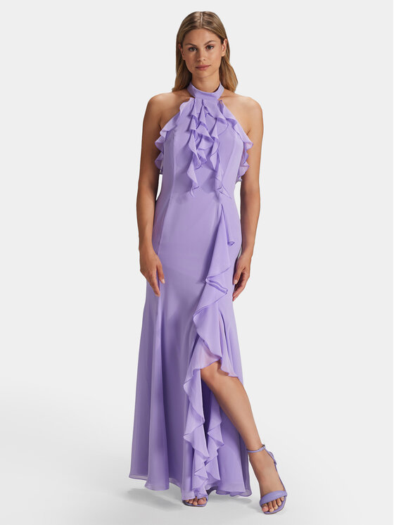 Swing Swing Официална рокля 5AG20500 Виолетов Regular Fit