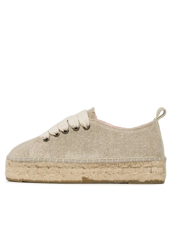 Manebi Manebi Espadrilės Lace-Up Espadrilles O 7.1 E0 Smėlio