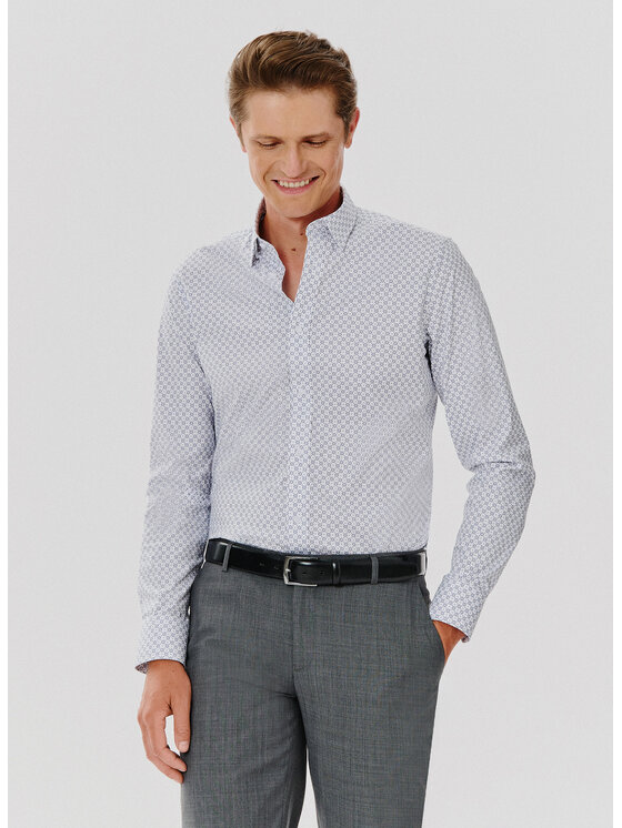 Pako Lorente Pako Lorente Koszula P24WN-1X-001 Niebieski Slim Fit