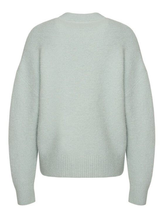 AMI Paris AMI Paris Sweter UKS025.KN0032 Błękitny Regular Fit