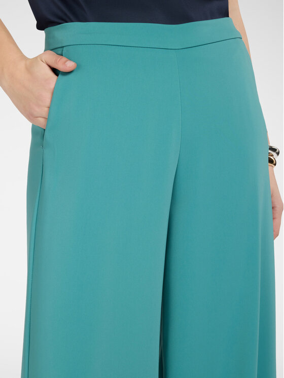 Elena Mirò Elena Mirò Spodnie materiałowe P194P000441N065 Turkusowy A-Line Fit