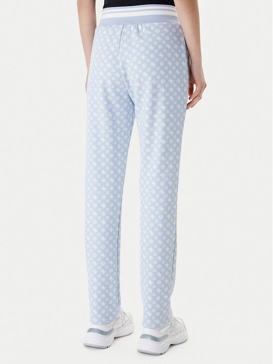 Guess Guess Spodnie dresowe V5YB20 KB212 Błękitny Regular Fit