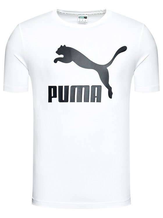 Puma Puma Футболка Classics Logo 530088 Білий Regular Fit