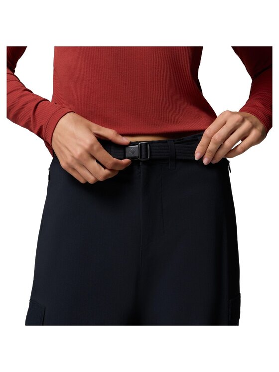 Columbia Columbia Spodnie outdoor Rail to Trail Wide Leg 2172502010 Czarny Relaxed Fit