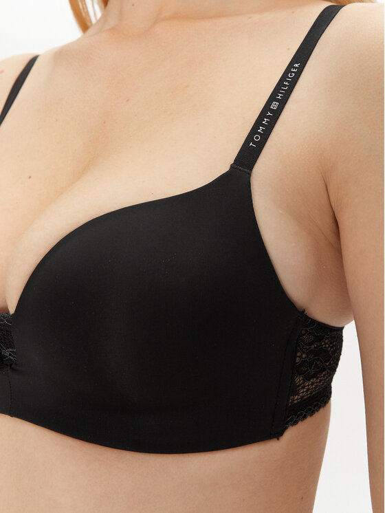Tommy Hilfiger Tommy Hilfiger Push-up krūšturis UW0UW02405 Melns