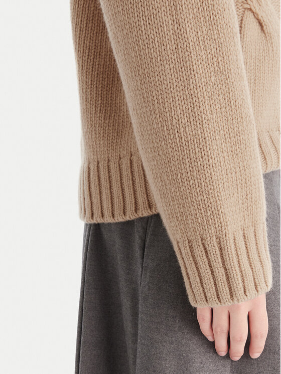 Luisa Spagnoli Luisa Spagnoli Rollkragenpullover Cerema 100250 Beige Regular Fit