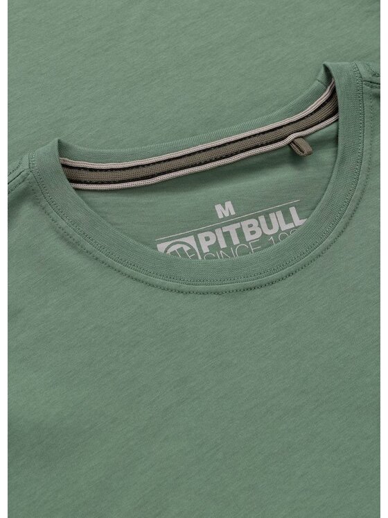 PITBULL PITBULL T-Shirt Koszulka męska SAN DIEGO BORN M Zielony Regular Fit