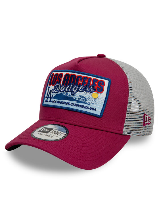 New Era New Era Шапка с козирка La Dodgers Mlb Patch 9Forty 60595249 Червен