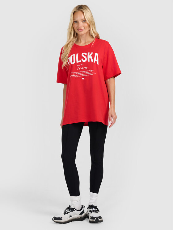 4F 4F T-Shirt NOS Czerwony Regular Fit