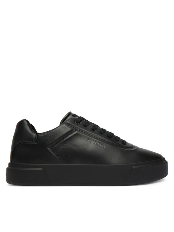 Calvin Klein Calvin Klein Sportcipők Basket Cups Oxf Lup Hf Lth YM0YM01452 Fekete