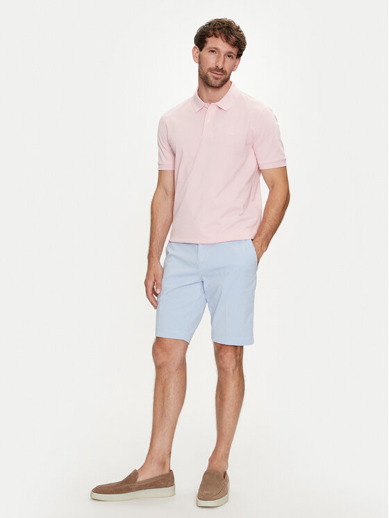 BOSS Boss Polo Pallas 50468301 Różowy Regular Fit