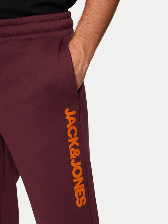 Jack&Jones Jack&Jones Jogginghose Gordon 12258477 Dunkelrot Regular Fit