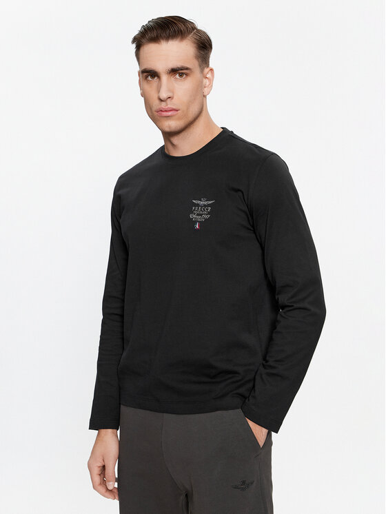 Aeronautica Militare Aeronautica Militare Longsleeve 232TS2015J592 Nero Regular Fit