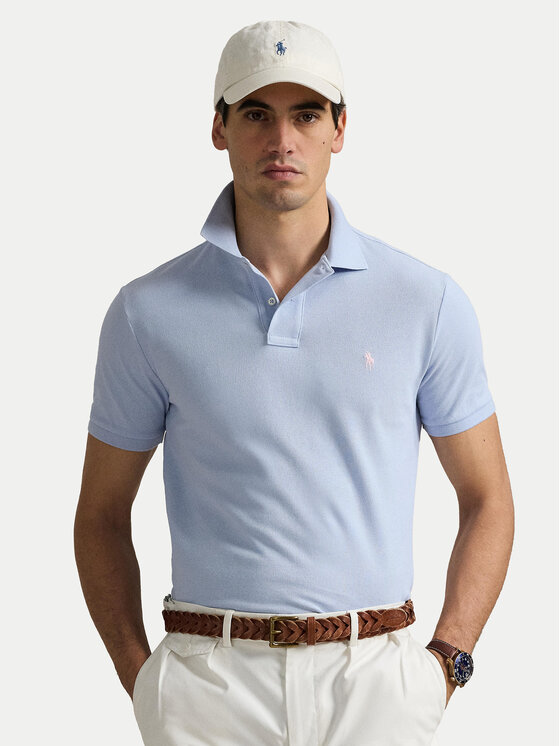 Polo Ralph Lauren Polo Ralph Lauren Polokošile 710536856454 Světle modrá Slim Fit