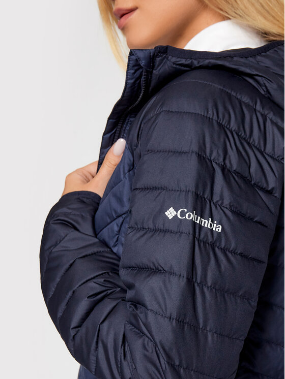 Columbia Columbia Prehodna jakna Powder Lite 1699071 Mornarsko modra Slim Fit