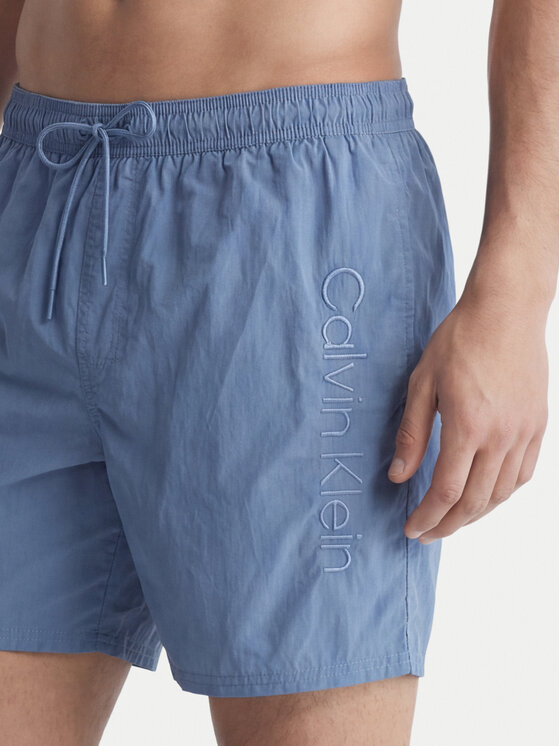 Calvin Klein Swimwear Calvin Klein Swimwear Pantaloni scurți pentru înot LV00N61029 Albastru Regular Fit