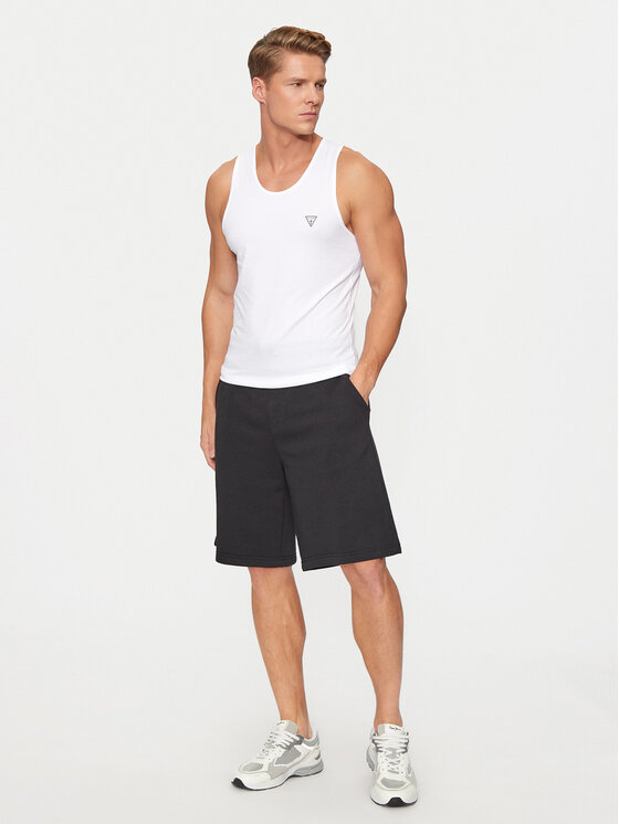 Guess Guess Tank top U97M02 KCD31 Bílá Regular Fit