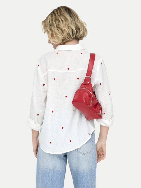 ONLY ONLY Särk Heart 15332482 Valge Regular Fit