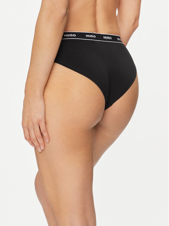 HUGO Hugo Klasikinės kelnaitės Brief Stripe 50510624 Juoda