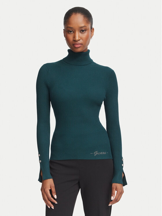 Guess Guess Гольф W6BR29 Z1417 Темно-зелений Slim Fit
