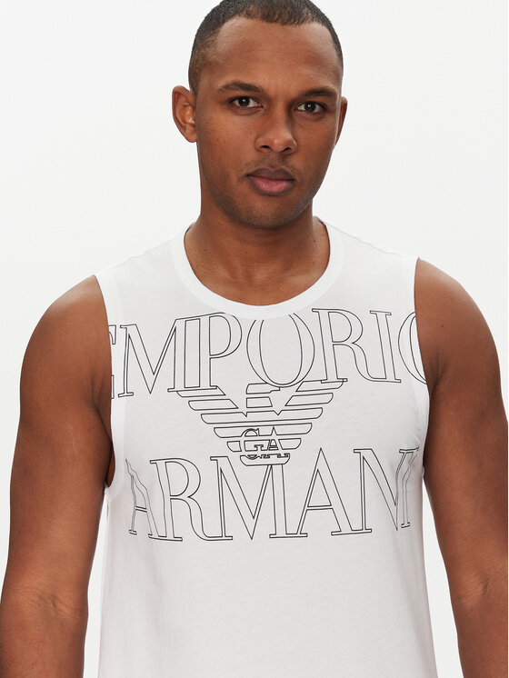 Emporio Armani Underwear Emporio Armani Underwear Tank top EM000572 AF12326 U0002 Biały Regular Fit