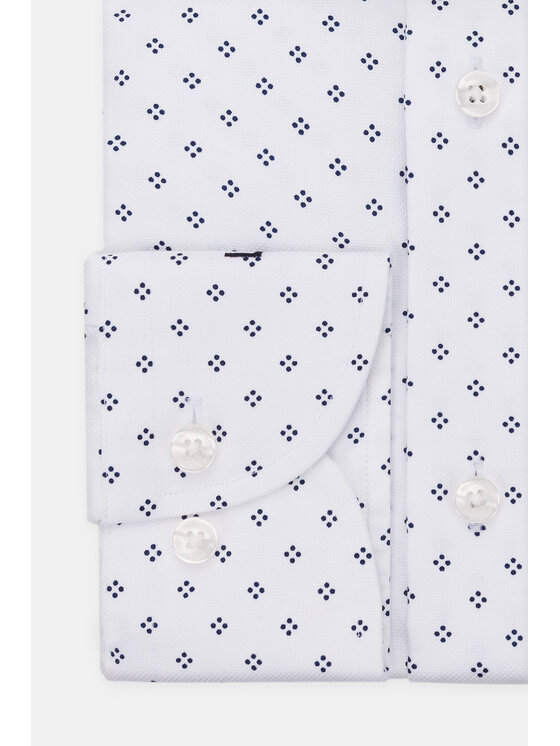 Lancerto Lancerto Koszula Javier KO073122000022 Biały Slim Fit