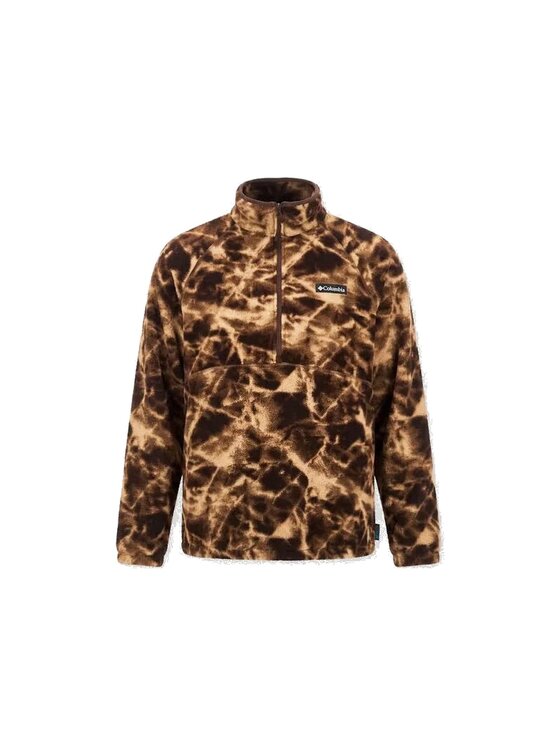 Columbia Columbia Polar Timber Crest MTR Printed Fleece Half Zip 2173561256 Brązowy Regular Fit
