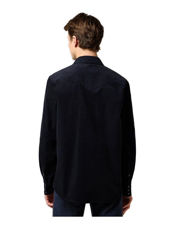 Wrangler Wrangler Koszula 112371429 Czarny Regular Fit