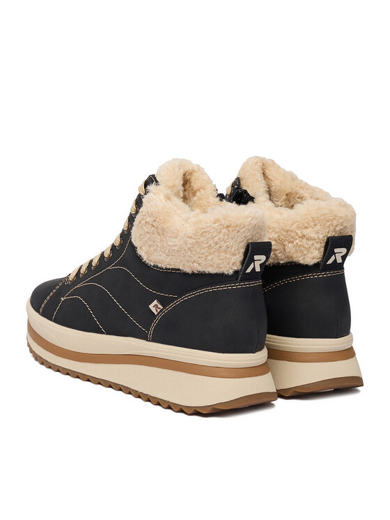 Rieker Rieker Schnürschuhe CEO-W3873-01 Schwarz