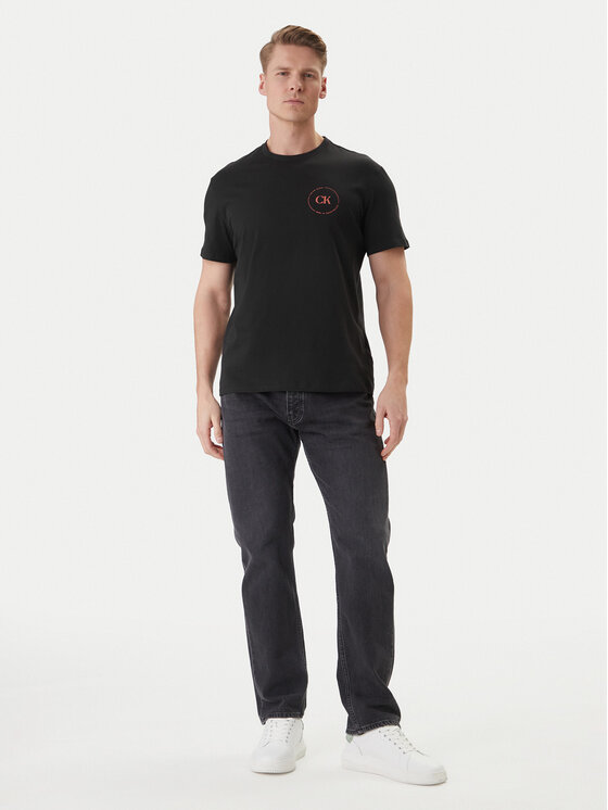 Calvin Klein Jeans Calvin Klein Jeans Tričko LV04RF801G Čierna Regular Fit