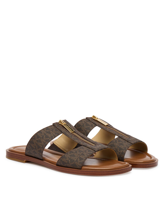 MICHAEL Michael Kors MICHAEL Michael Kors Šľapky Berkley Flat 40S6BRFS1B Hnedá
