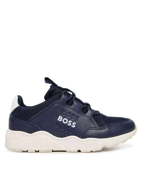BOSS BOSS Sneakersy J52805 M Tmavomodrá