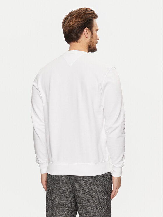 Tommy Hilfiger Tommy Hilfiger Суитшърт Essential MW0MW37237 Бял Regular Fit