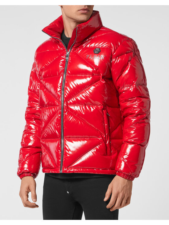 PHILIPP PLEIN PHILIPP PLEIN Giubbotto piumino 159 Rosso Regular Fit
