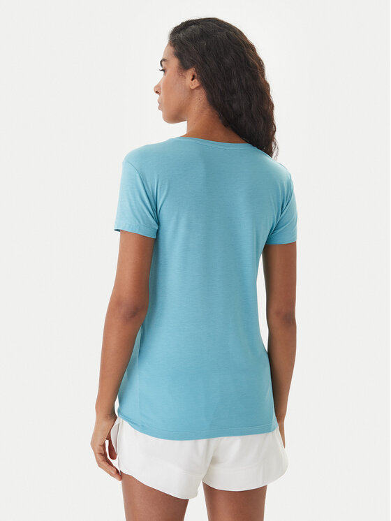 Emporio Armani Emporio Armani T-Shirt EW000408 AF19024 U9163 Tyrkysová Regular Fit