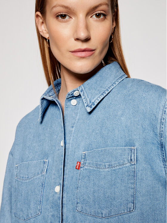 Camicia di jeans Zoey 29431-0007 Blu Regular Fit