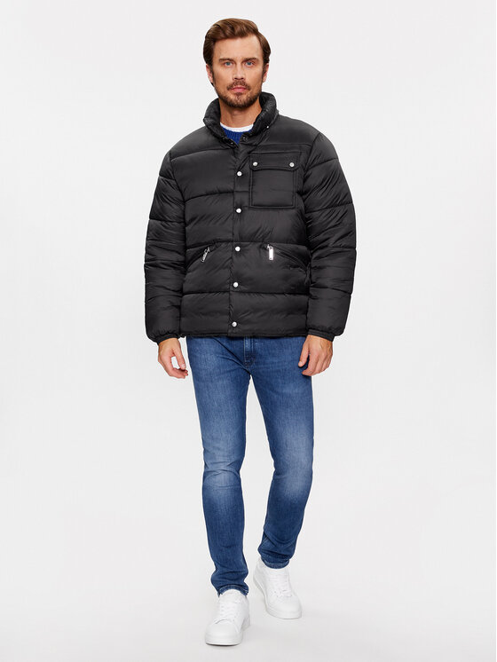 United Colors Of Benetton United Colors Of Benetton Winterjacke 2NIWUN040 Schwarz Regular Fit