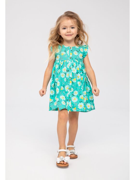 minoti minoti Sukienka letnia market 2 Zielony Regular Fit