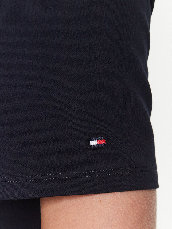Tommy Hilfiger Tommy Hilfiger T-krekls 1985 WW0WW37877 Tumši zils Regular Fit