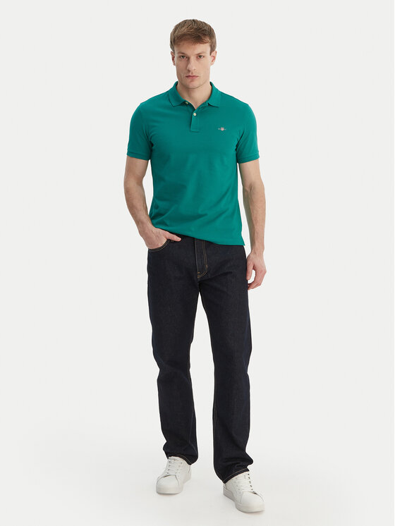 Gant Gant Polo majica Shield 2220 Zelena