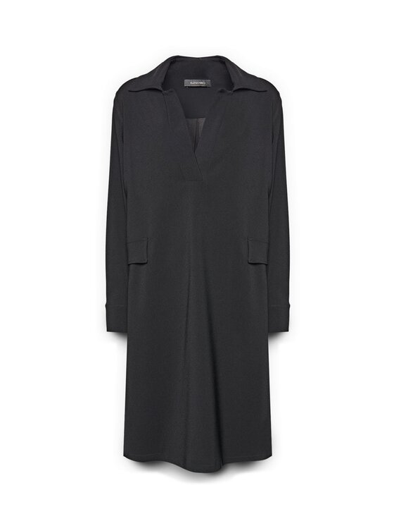 Elena Mirò Elena Mirò Vestito chemisier 7445P000250N033 Nero Regular Fit