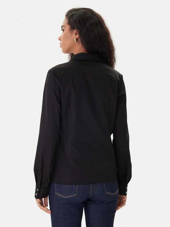 Guess Guess Košile W2YH41 WAF10 Černá Slim Fit