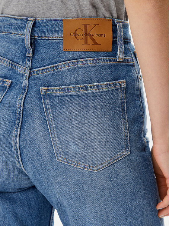 Calvin Klein Jeans Calvin Klein Jeans Blugi J20J225140 Albastru Mom Fit