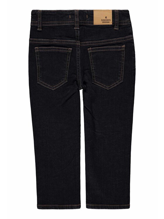 Kanz Kanz Jeansy 1926914-0012 Granatowy Basic Fit