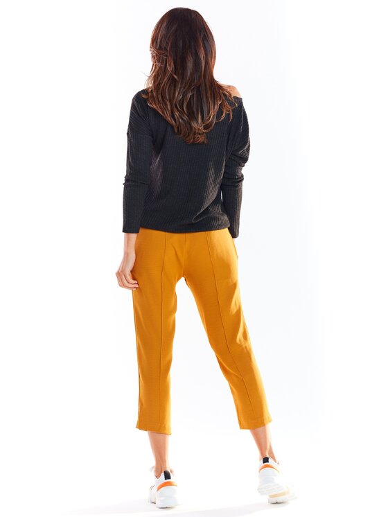 Awama Awama Maglione A333 Nero Basic Fit